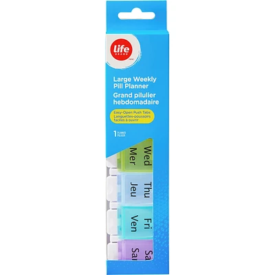 Large Weekly Pill Planner