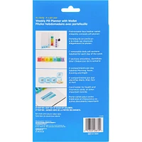 4 x  WEEKLY PILL PLANNERWITH WALLET