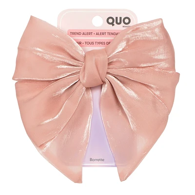 Barrette Xl Bow Pink