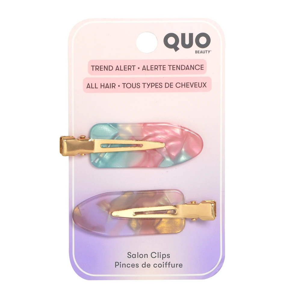 Creaslss Clips 2pk Marble Assorted