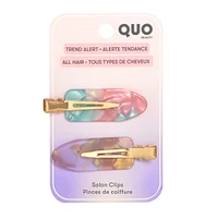 Creaslss Clips 2pk Marble Assorted