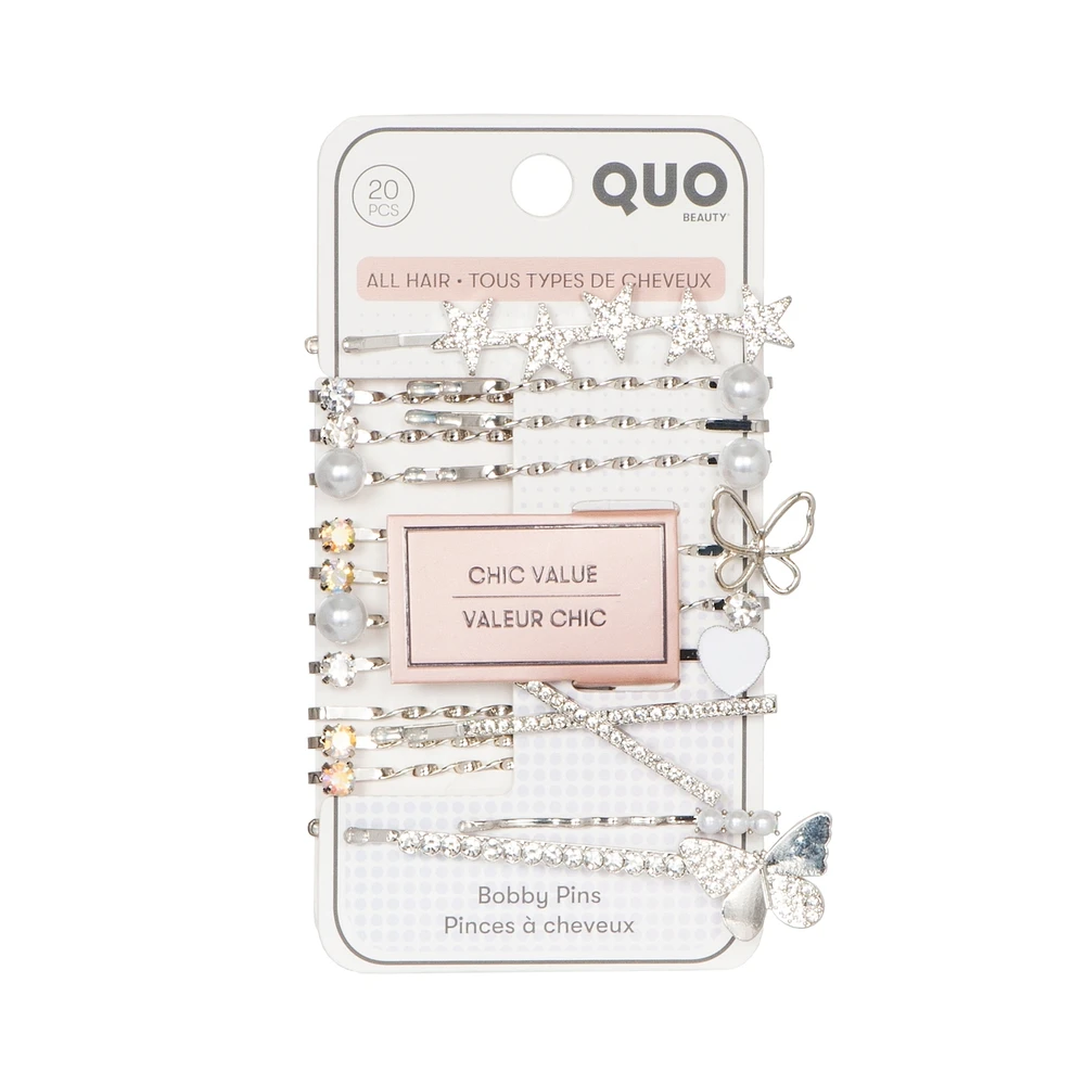 Pin Set 20pk Silver