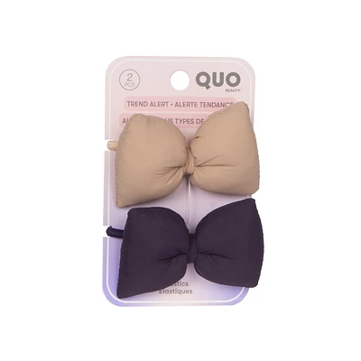 Ponytailer 2pk Puffy Bow Asst