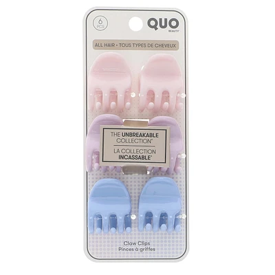 Unbreakable Claw Clip 6pk Pastel Assorted