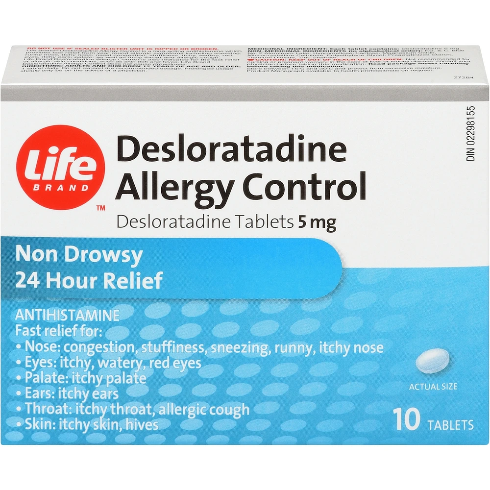 DESLORATADINE ALLERGY CONTROL Desloratadine Tablets 5mg
