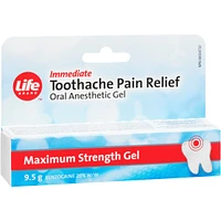 Toothache Pain Relief Maximum Strength Gel