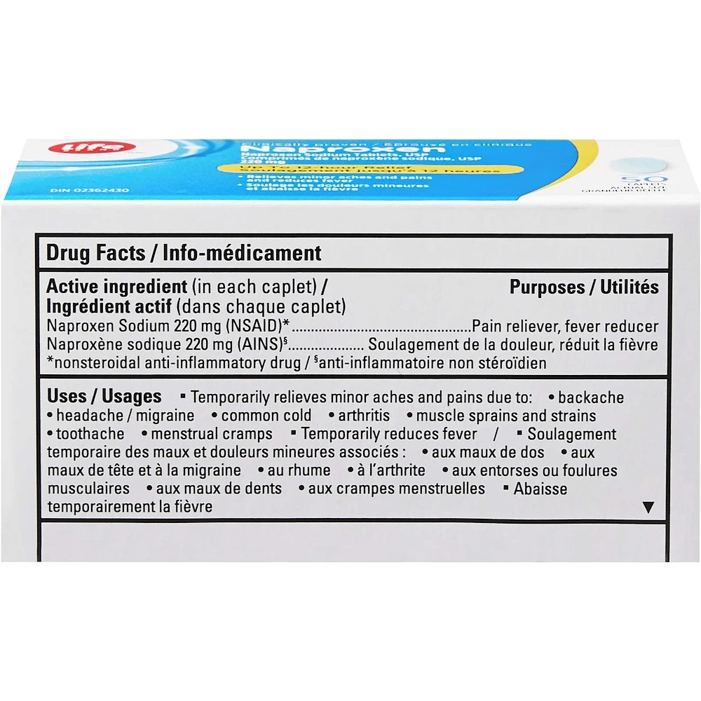 NAPROXEN
Comprimés de naproxène sodique USP
220 mg