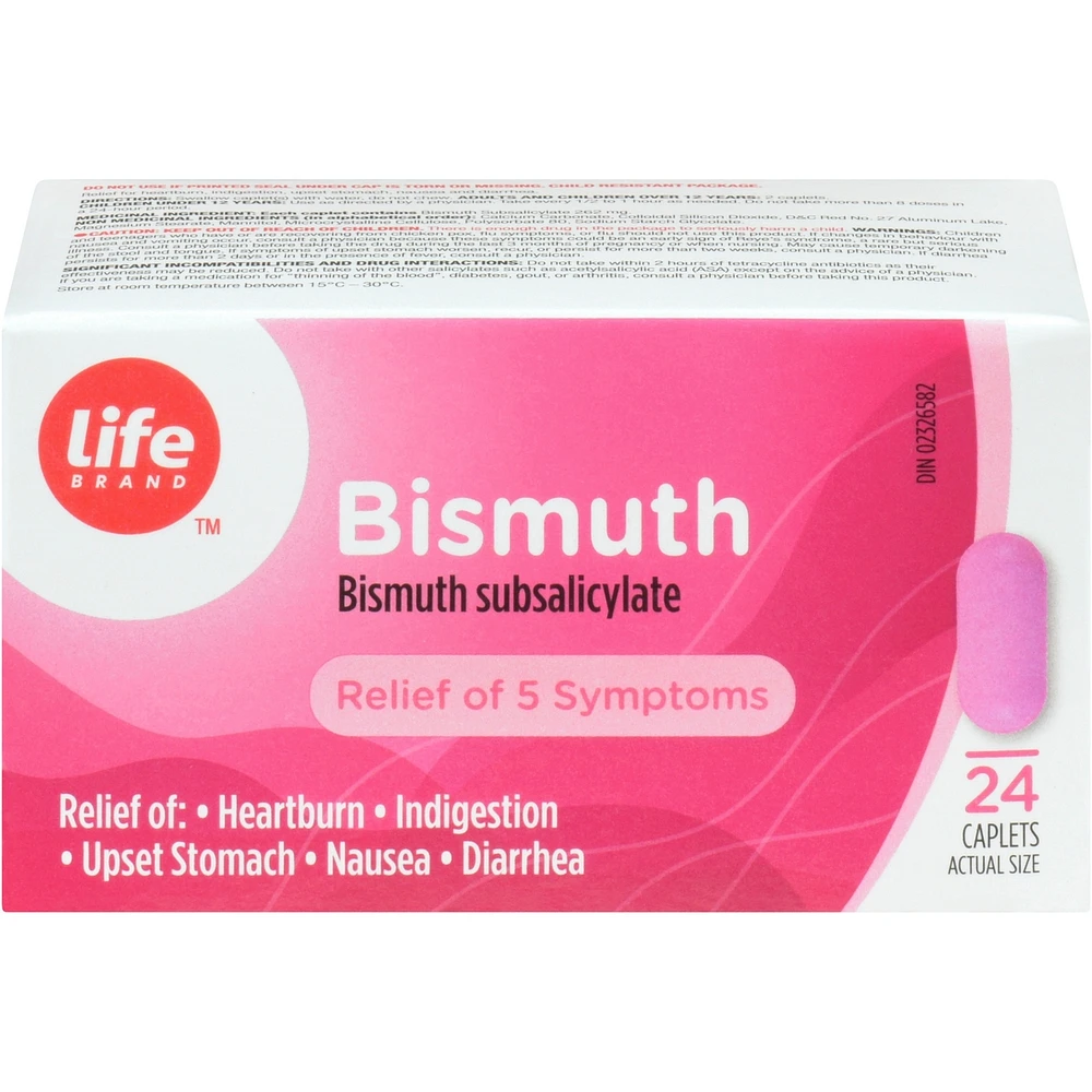 Bismuth Subsalicylate Caplets