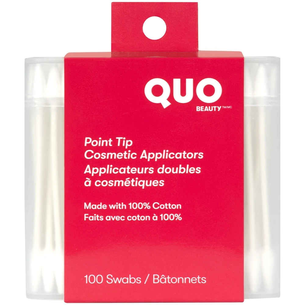 Point tip cosmetic applicators