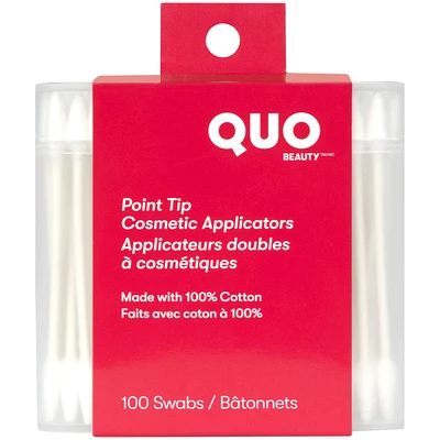 Point tip cosmetic applicators