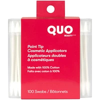Point tip cosmetic applicators