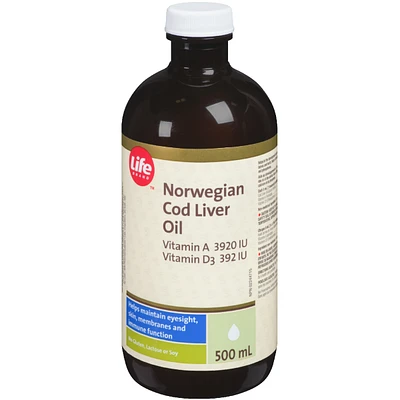 Norwegian Cod Liver Oil Vit  A 3920 IU and Vit D3 392 IU