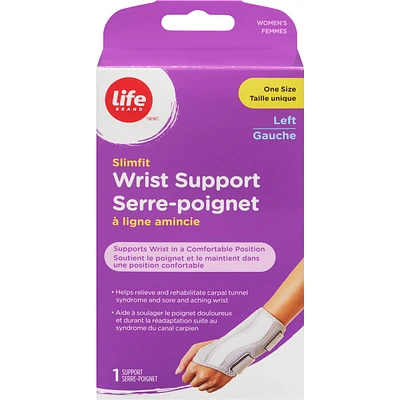 Lifebrand Women's Wrist Support Left