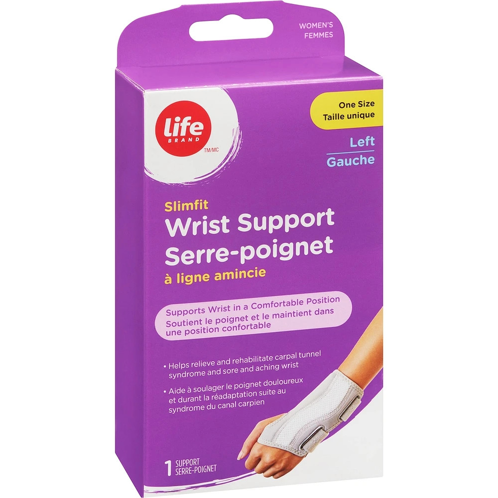 Lifebrand Women's Wrist Support Left