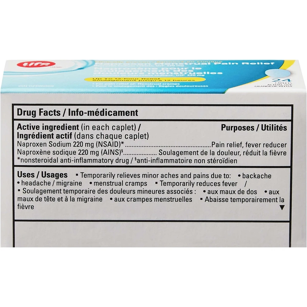 Naproxen Menstrual Pain Relief 220mg