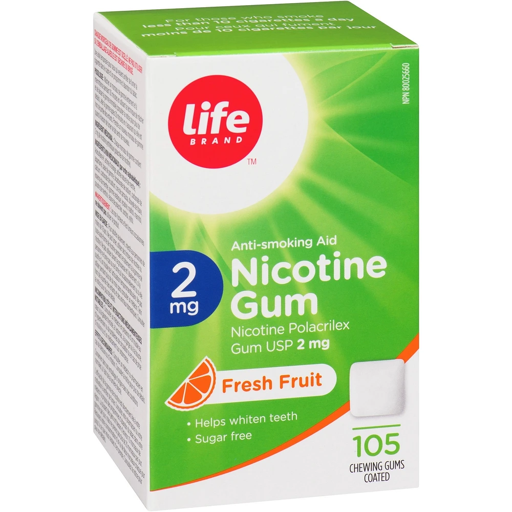 LB Nicotine Gum 2mg Fresh Fruit