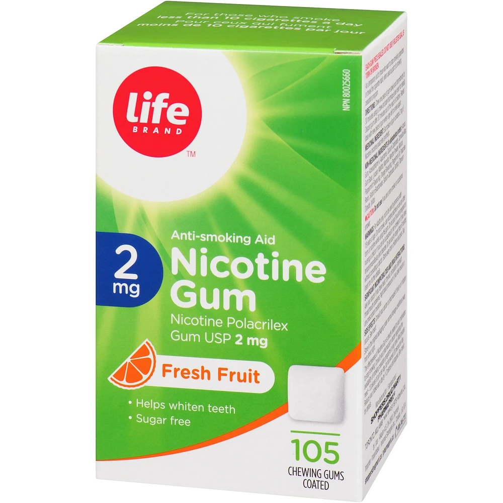 LB Nicotine Gum 2mg Fresh Fruit