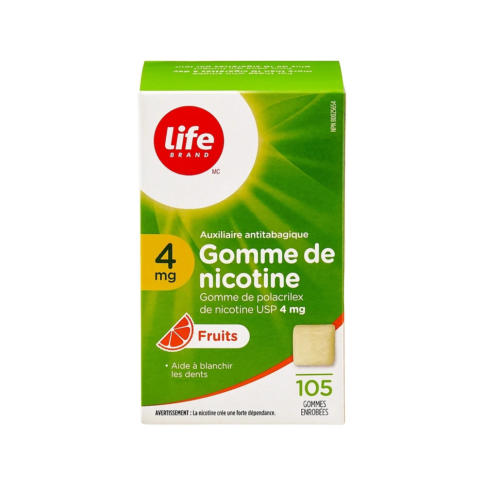 LB Gomme de nicotine Fruit frais 4mg