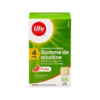 LB Gomme de nicotine Fruit frais 4mg