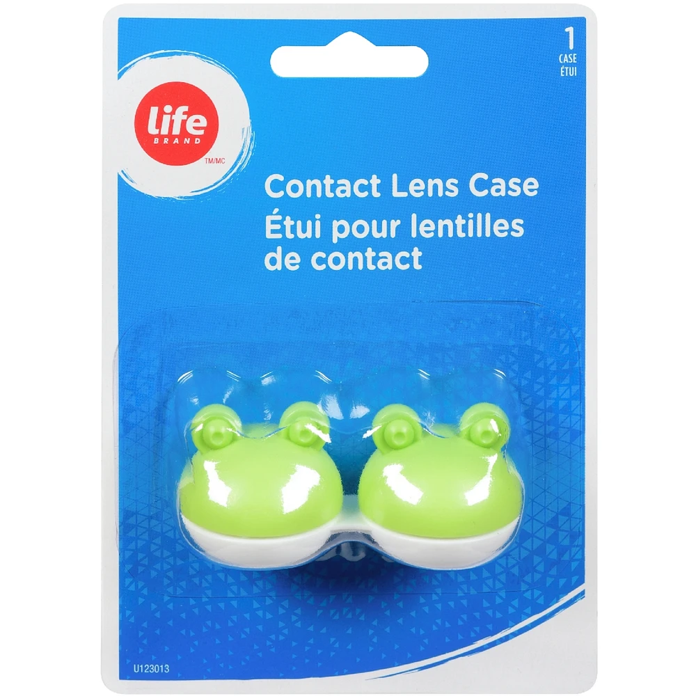 Animal character contact lens case