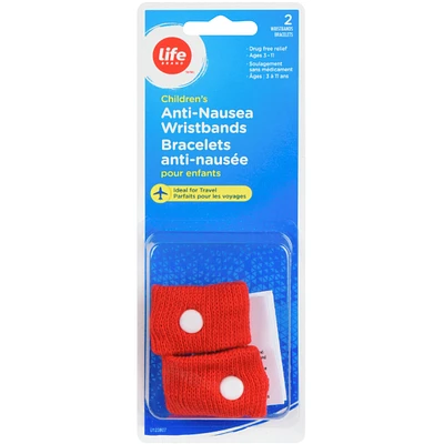 Childrens anti-nausea wristbands