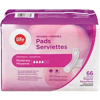LB Womens Pads Moderate Reg