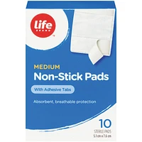 LB Sterile Nonstick Pads with Adhesive Tabs