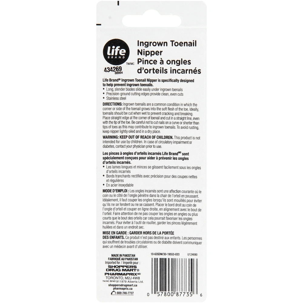 Life Brand Ingrown Toe Nail Nipper