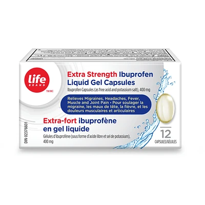 Extra Strength Ibuprofen Liquid Gel Capsules
