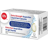 Extra Strength Ibuprofen Liquid Gel Capsules