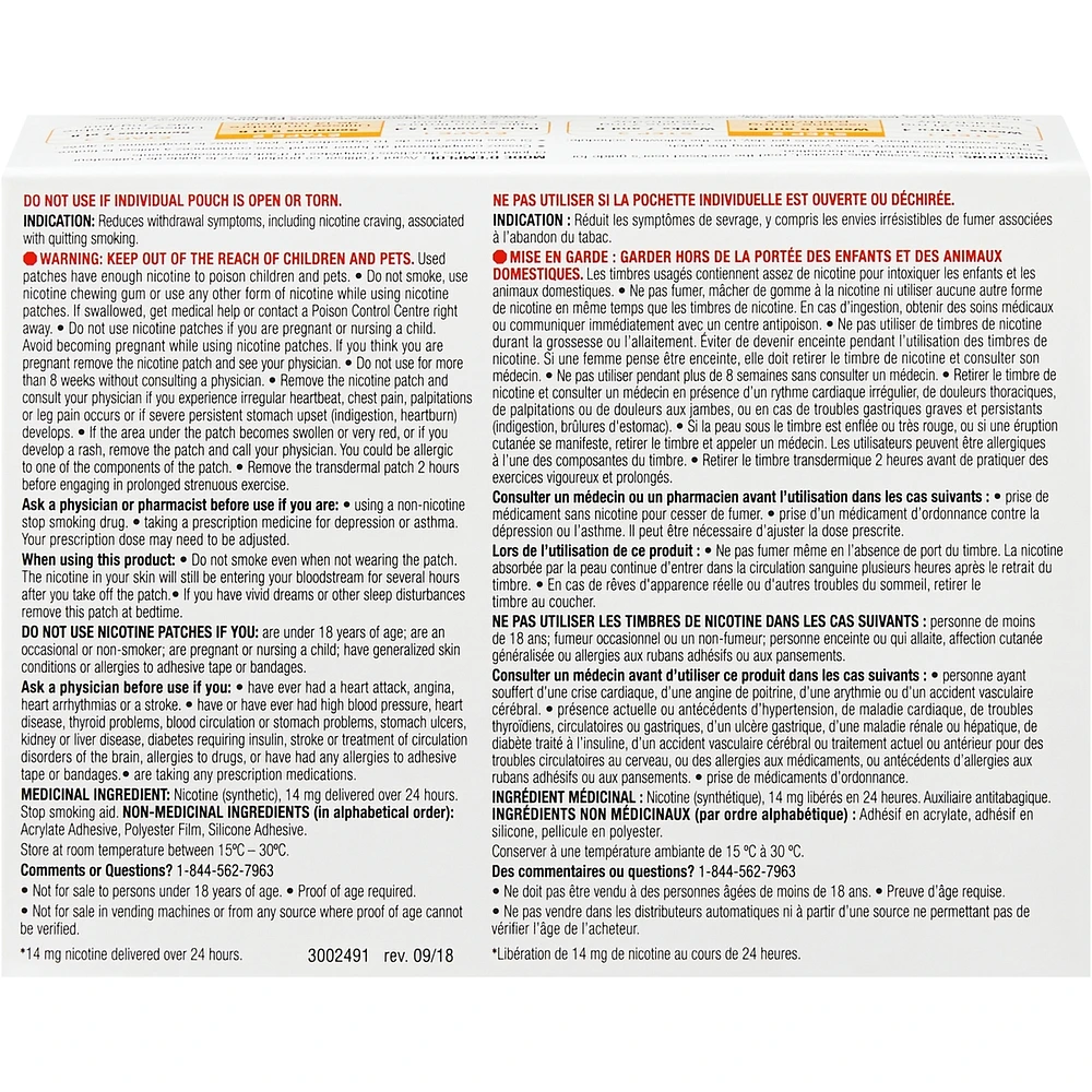 Lb Nicotne Ptch 14mg Stp 2 Clr