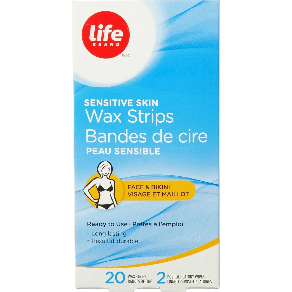 Lb Wax Strips Face Bik Sens