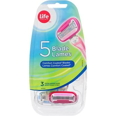 Women's 5 Blade Disposable Razors