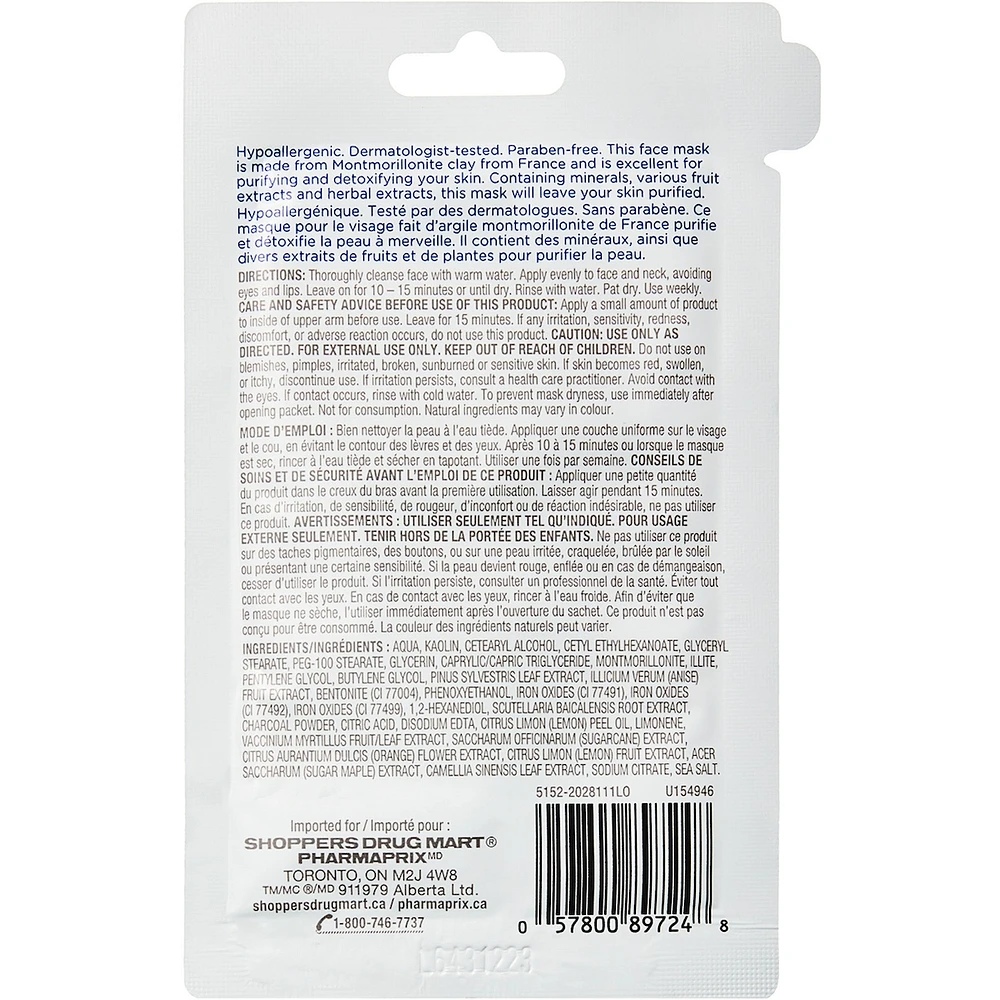 Detoxifying Face Mask, French Clay