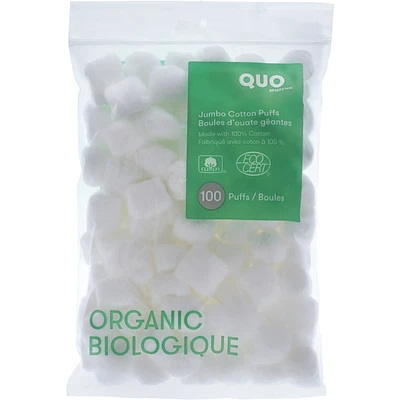 Certified Organic-Jumbo Cotton Puffs