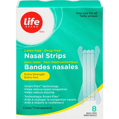 NASAL STRIPS CLEAR Extra Strength