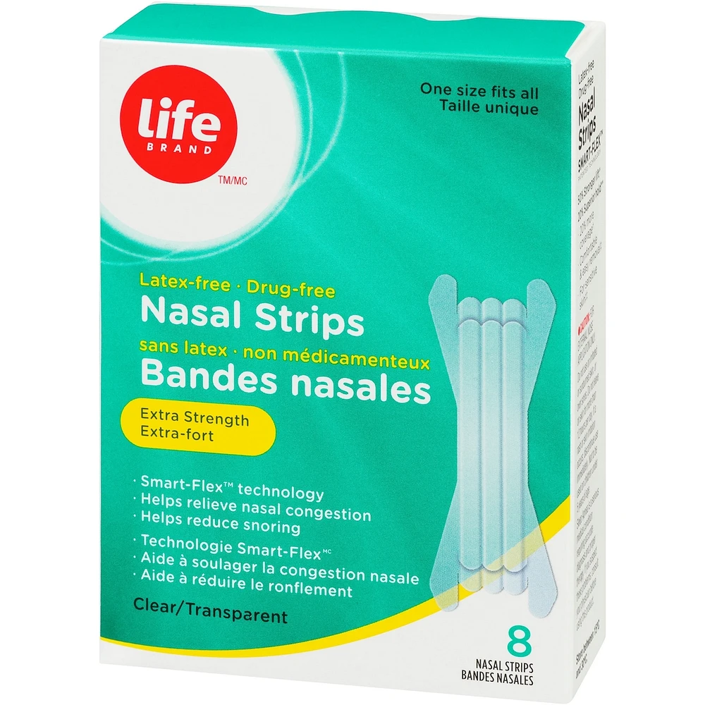 NASAL STRIPS CLEAR Extra Strength
