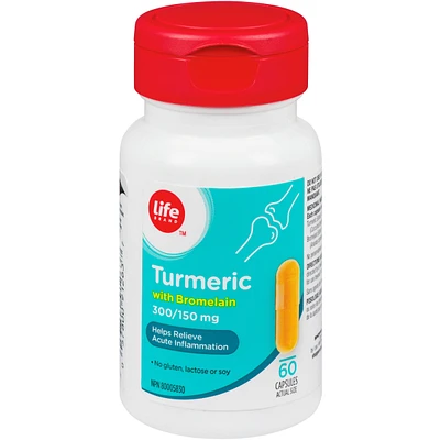Turmeric with Bromelain  300/150 mg