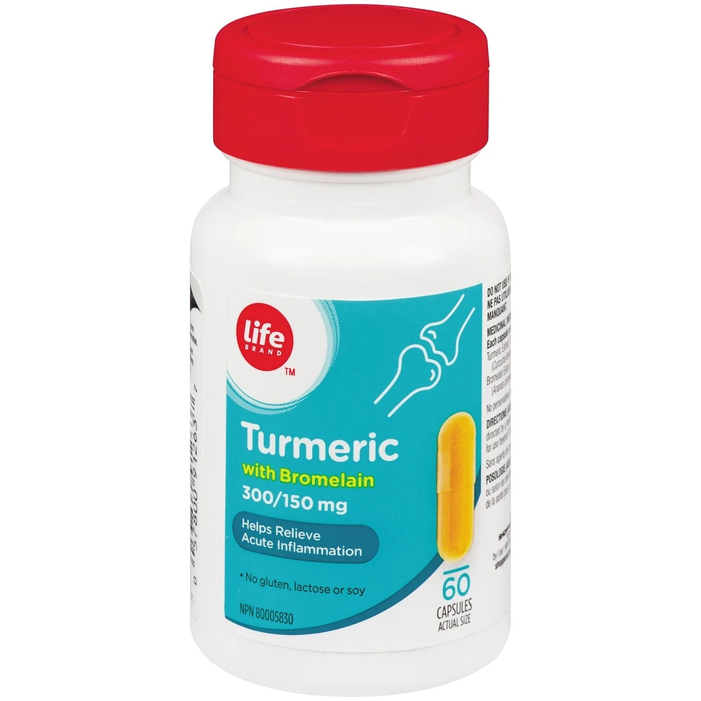 Turmeric with Bromelain  300/150 mg