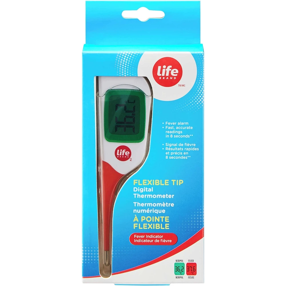 Life Brand™ Flexible Tip Digital Thermometer