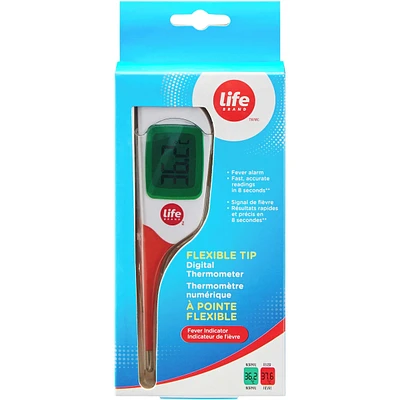 thermomètre numérique à pointe flexible de Life Brand