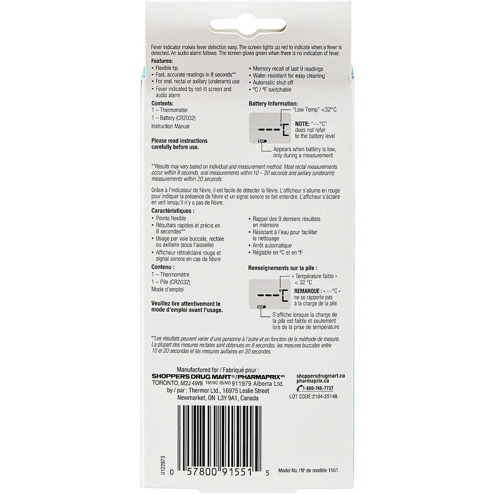 Life Brand™ Flexible Tip Digital Thermometer