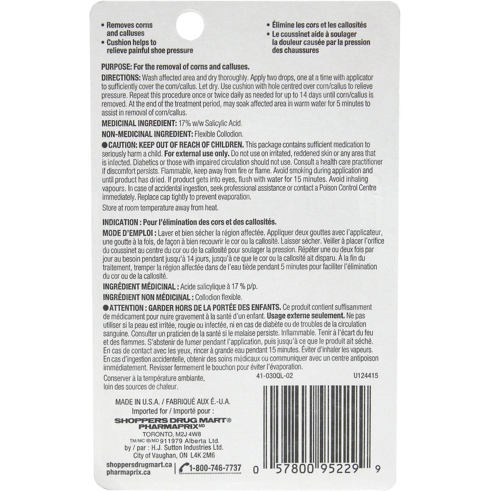 Liquid Corn & Callus Remover  With 17% w/w Salicylic Acid