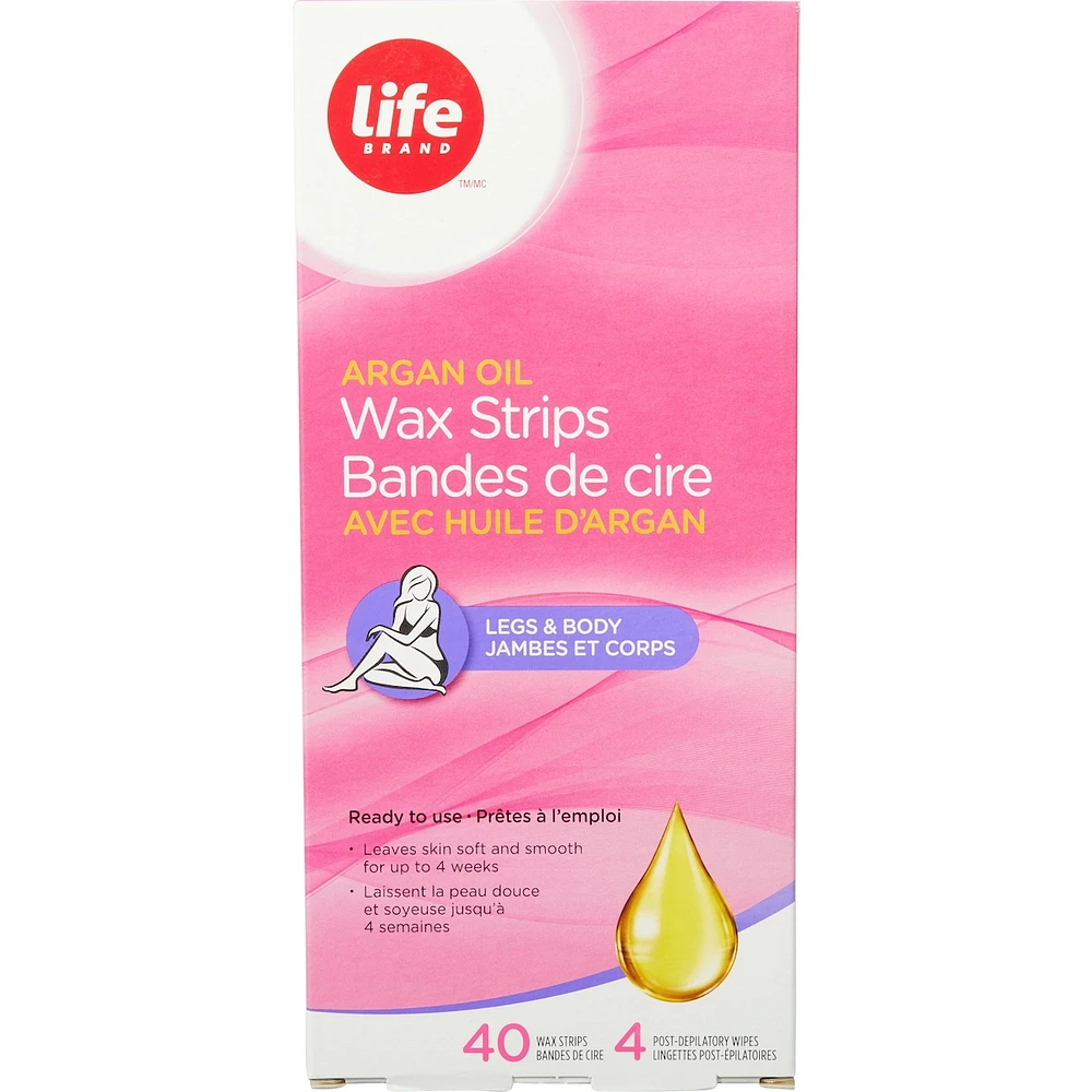 Lb Argan Oil Wax Strip 40ct