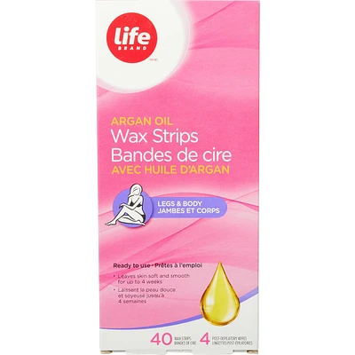 Lb Argan Oil Wax Strip 40ct
