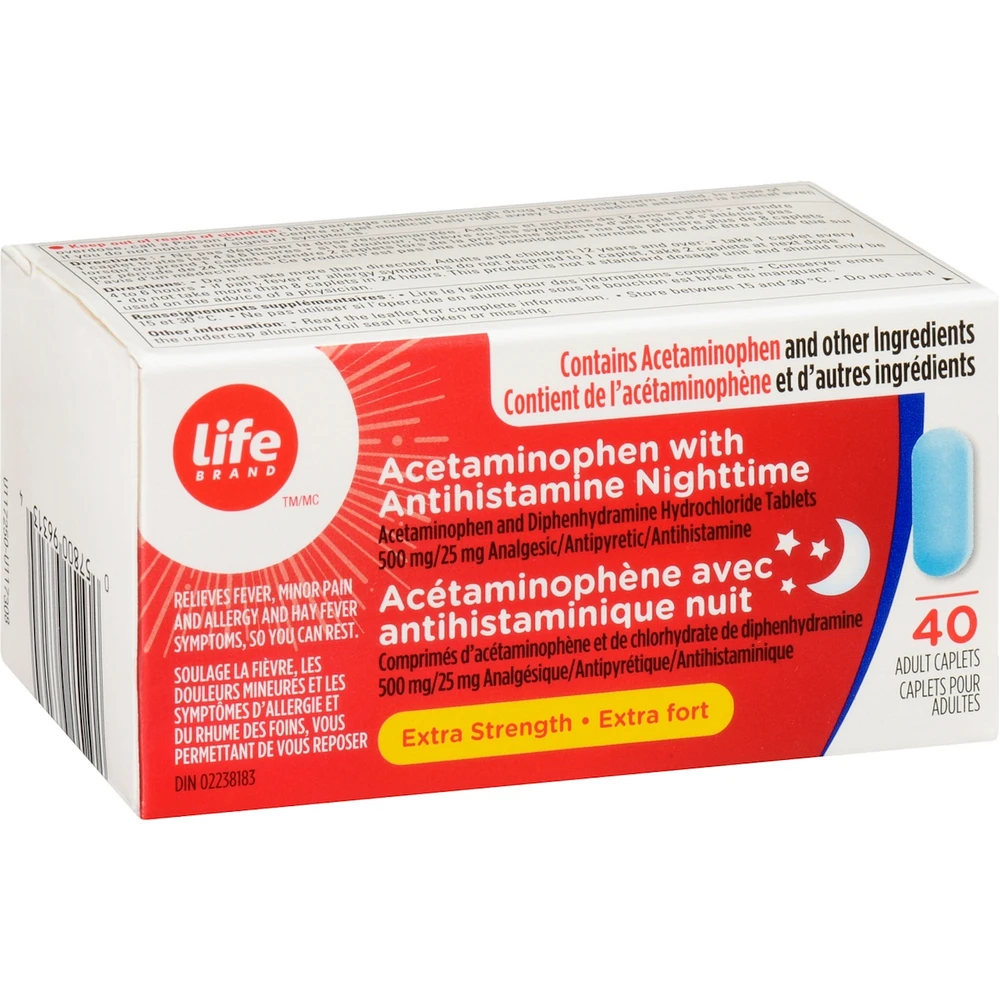 LB Acetaminophen with Antihistamine Nighttime