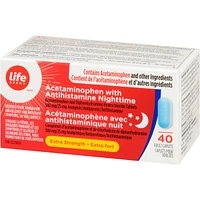 LB Acetaminophen with Antihistamine Nighttime