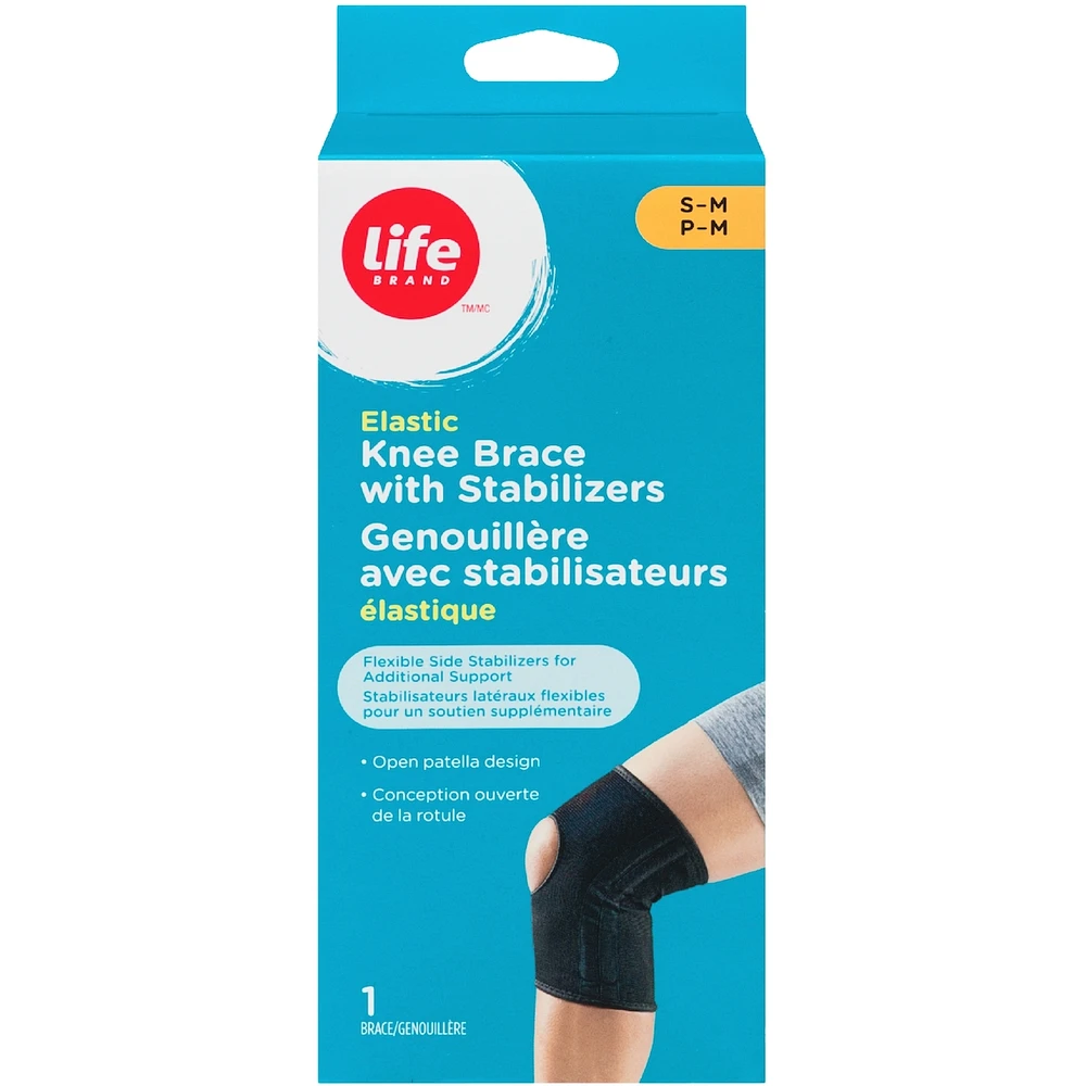 Elastic Knee Brace with Stabilizers Sm-Med