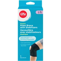 Elastic Knee Brace with Stabilizers L-XL