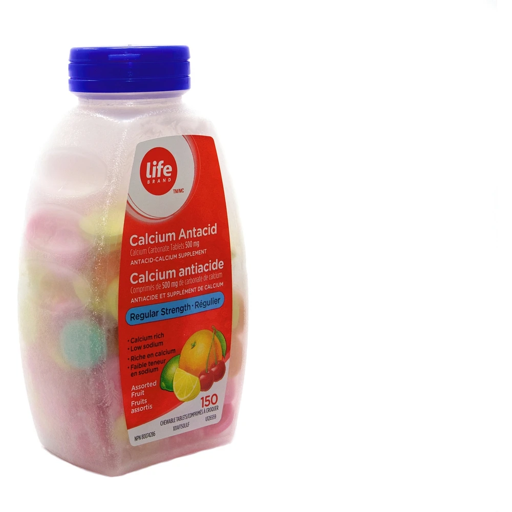 Regular Strength Calcium Antacid Assorted Fruit
